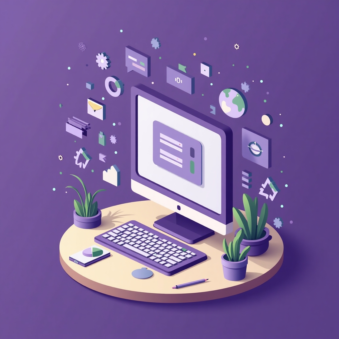 Workspace Illustration